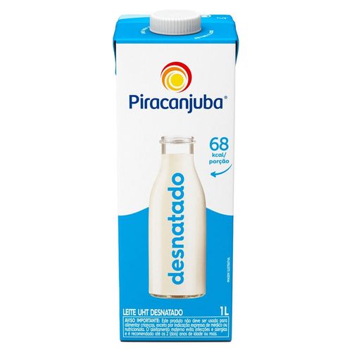 Leite Piracanjuba Desnatado UHT 1 L