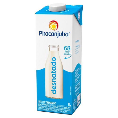 Leite Piracanjuba Desnatado UHT 1 L