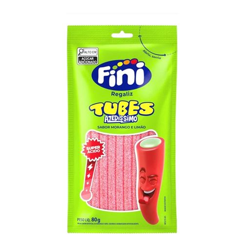 Bala Fini Tubes Azedíssimo 80g