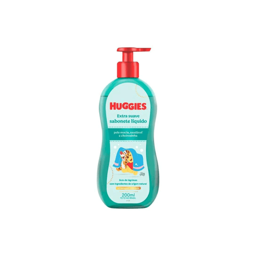 Sabonete Líquido Huggies Turma da Mônica Extra Suave 200mL