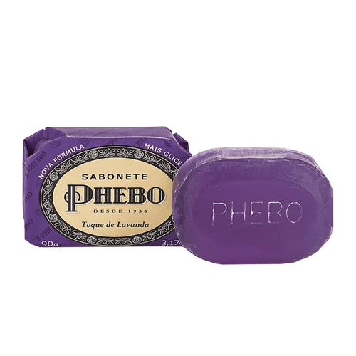 Sabonete Phebo Barra Toque De Lavanda 90G