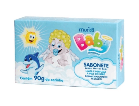 Sabonete Em Barra Muriel Baby Menino 90G