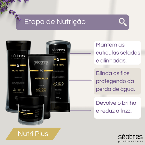 Mascara Capilar Seotres Nutri Plus 270g
