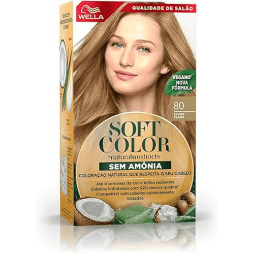 Tonalizante Soft Color 80 Louro Claro