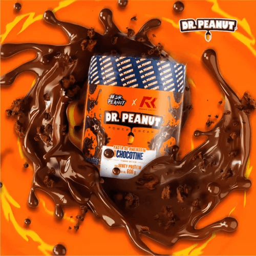 Pasta de Amendoim Pro com Whey Protein Dr. Peanut Chocotine 600g