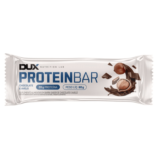 Barra de Proteína Dux Protein Bar Chocolate e Avelã 60g