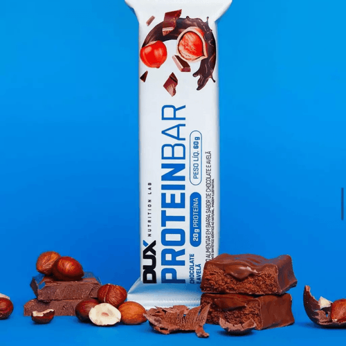 Barra de Proteína Dux Protein Bar Chocolate e Avelã 60g