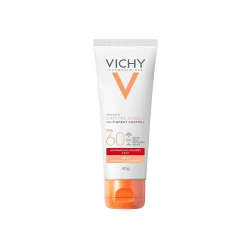 Protetor Solar Facial Pigment Control FPS 60 Vichy Capital Soleil Cor 2.0 40g