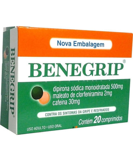Benegrip com 20 Comprimidos Hypera