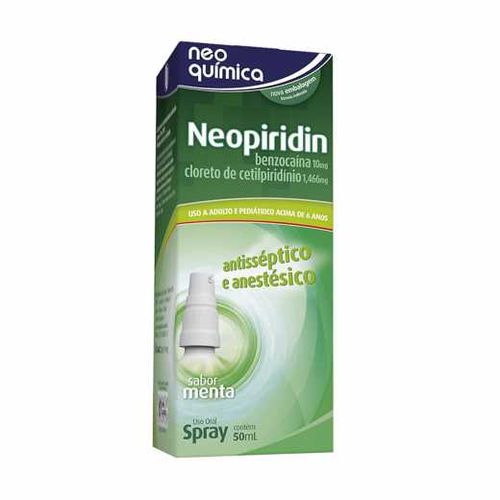 Neopiridin Spray Sabor Menta 50ml Neo Química