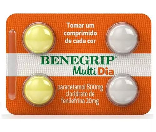 Benegrip Multi Dia com 4 Comprimidos Hypera