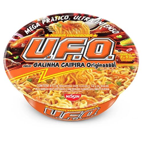 Macarrão Nissin Yakissoba UFO Galinha Caipira 93g