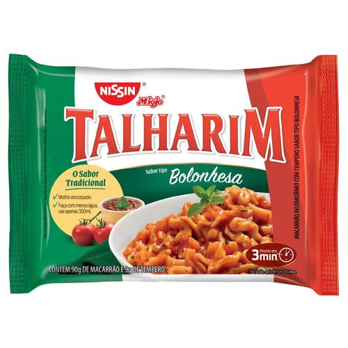 Macarrão Nissin Lamen Talharim Bolonhesa 90g