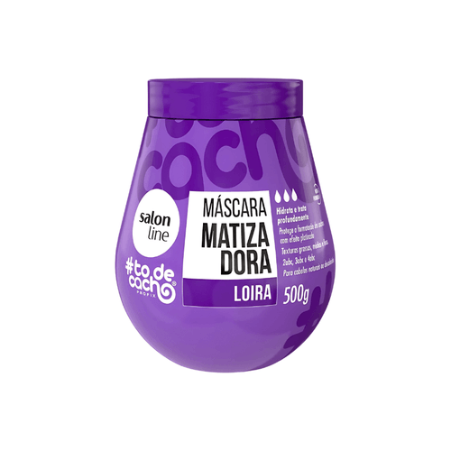 Salon Line #Todecacho Máscara de Hidratação Matizadora 500g