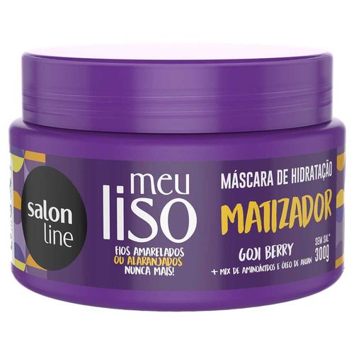 Máscara Matizadora Salon Line Meu Liso Muito+ Liso 300g
