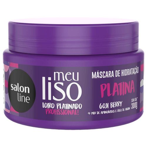 Máscara de Tratamento Salon Line Meu Liso Loiro Platina 300g
