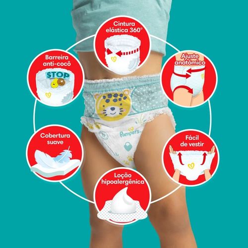 Fralda Pampers Pants Ajuste Total Max XG 86 Unidades