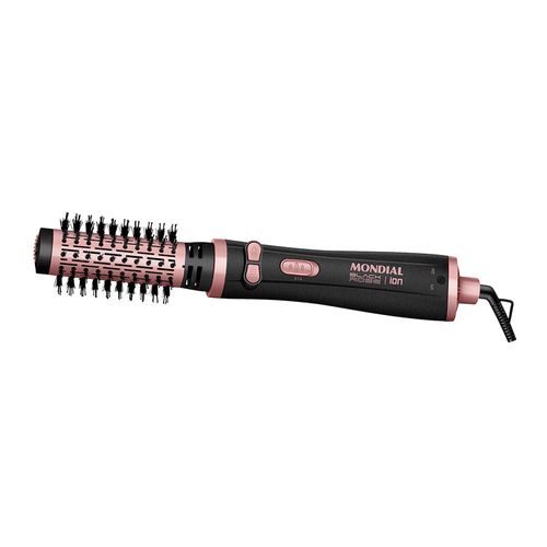 Escova Rotativa Mondial ERB-01 1200W Bivolt Black/Rose