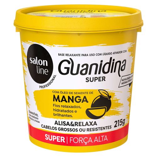 Creme Relaxante Capilar Salon Line Guanidina Manga 215G