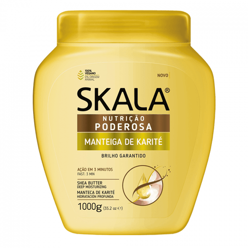 Creme De Tratamento Condicionador Skala Manteiga De Karité Nutrição Poderosa 1Kg