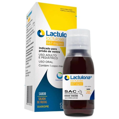 Lactulona 667mg/ml Xarope 120ml