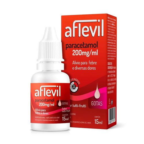 Aflevil Paracetamol 200mg/ml Gotas 15ml