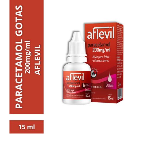 Aflevil Paracetamol 200mg/ml Gotas 15ml