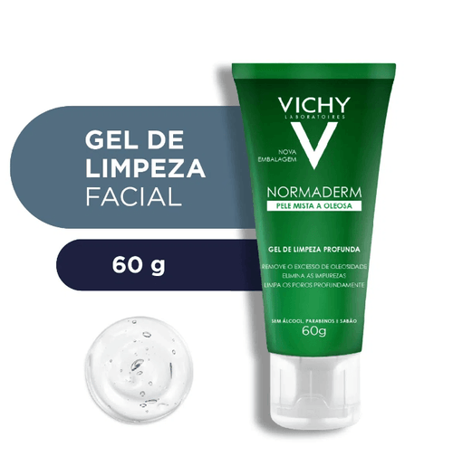 Gel de Limpeza Normaderm Profunda para Pele Oleosa Vichy 60G