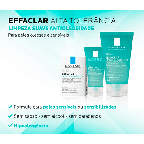 Gel Limpeza Facial Effaclar Alta Tolerancia 300G