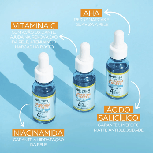 Sérum Facial Garnier Uniform & Matte Antiacne 15ml