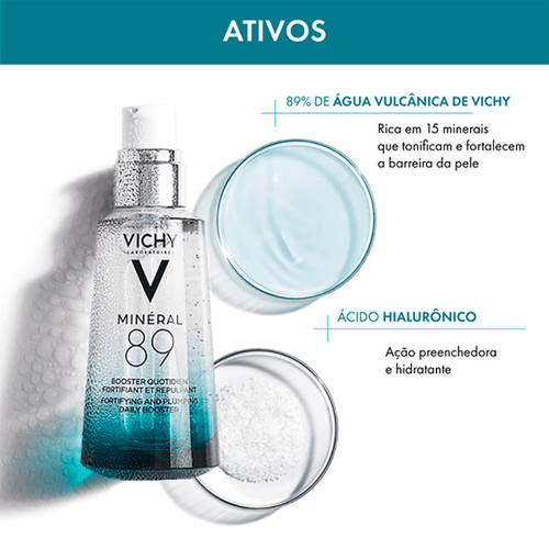 Hidratante Facial Fortificante Vichy Minéral 89 30Ml