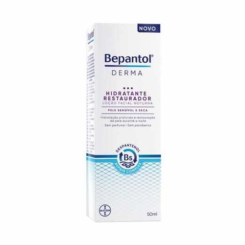 Loção Facial Noturna Bepantol Derma 50ml