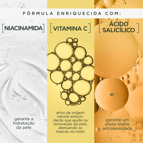 Sérum Booster Garnier SkinActive Uniform&Matte Antimarcas com Vitamina C 30ml