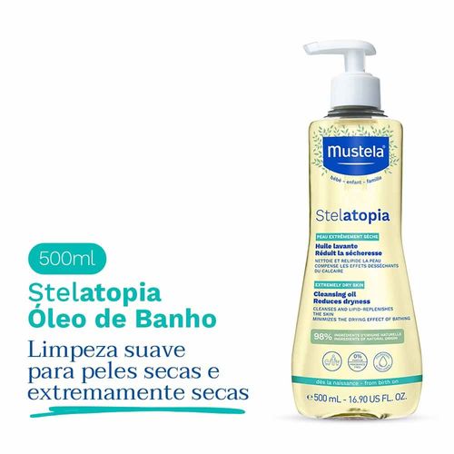 Óleo de Banho Mustela Stelatopia 500ml