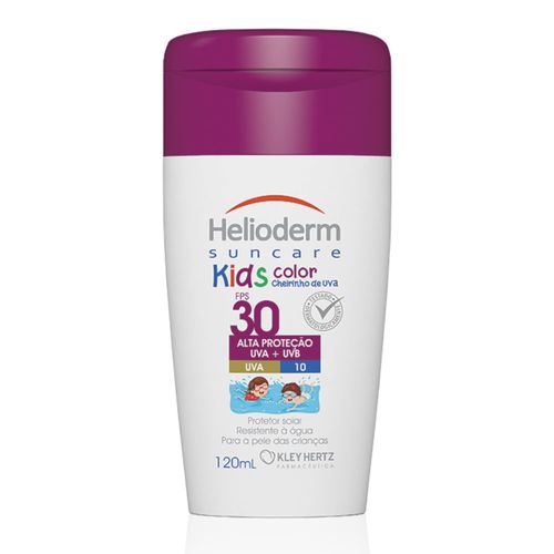 Protetor Solar Helioderm Suncare Kids Color Hertz FPS30 120mL