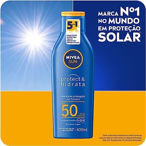 Protetor Solar Nivea Sun Protect & Hidrata FPS50 com 400ml