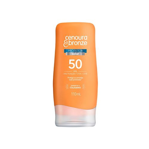 Protetor Solar Cenoura e Bronze Loção FPS50 110mL