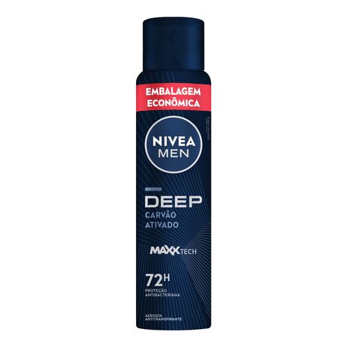 Desodorante Nivea Aerosol Deep Maxxtech Masculino 200ml