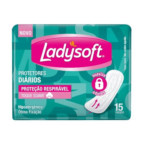 Protetor Diário LadySoft com 15 unidades