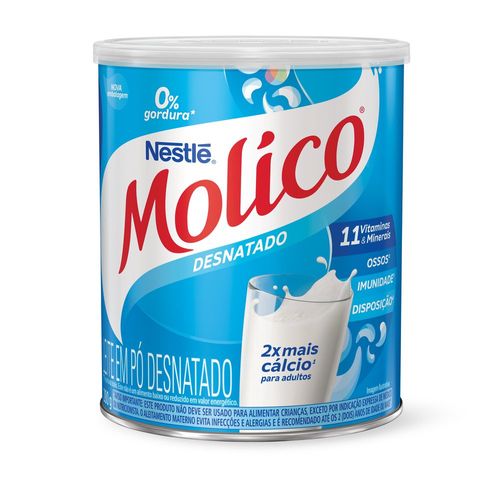 Leite Em Pó Nestlé Molico Desnatado Total Cálcio 280g