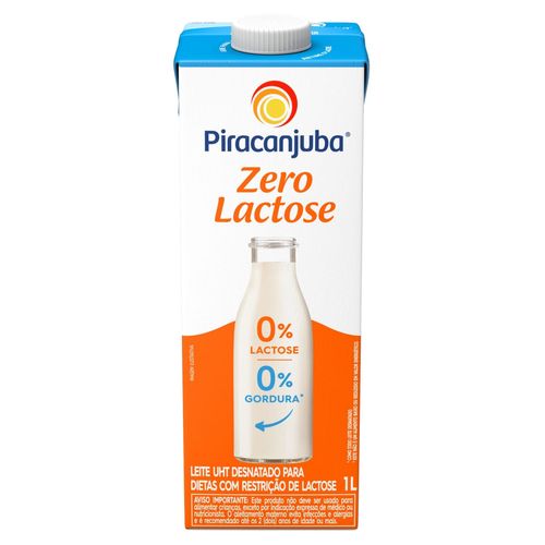Leite Piracanjuba Uht Zl Desnatado 1 Litro