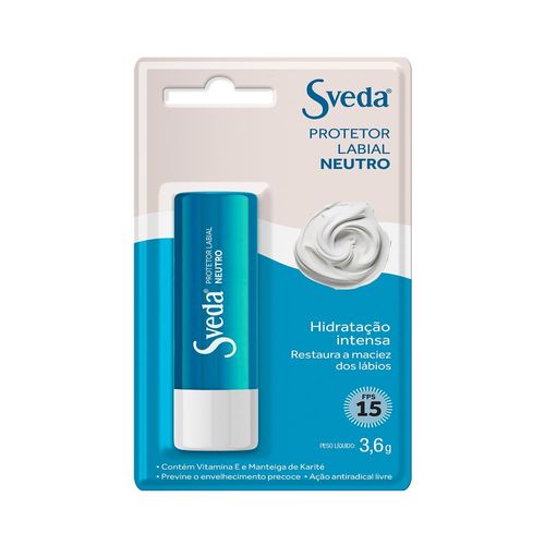 Protetor Labial Sveda Neutro Fps15 3,6g