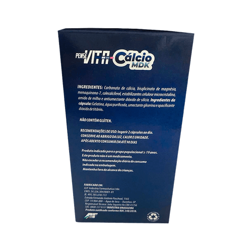 PenseVita Calcio MDK com 60 cápsulas