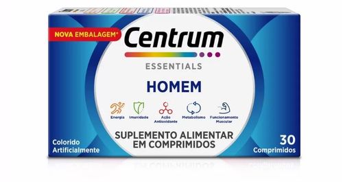 Centrum Essentials Homem de A a Zinco com 30 comprimidos