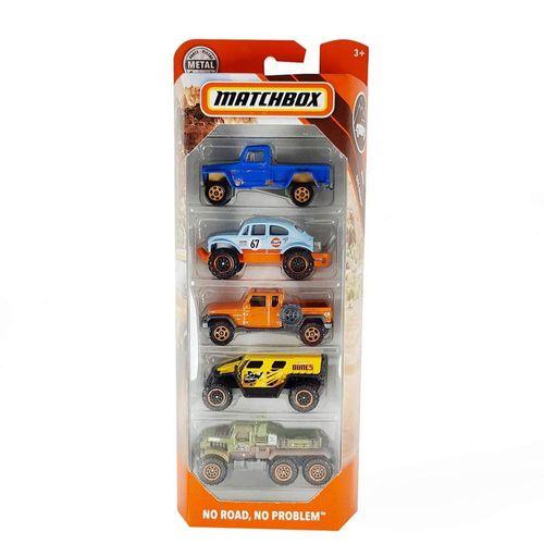 Carro Matchbox Mattel Sortidos 5 Unidades C1817