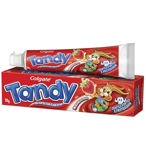 Creme Dental Tandy Infantil Morango 50G