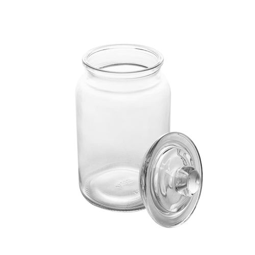 Porta Mantimento de Vidro Lyor Arena com Tampa - 1,1 litros