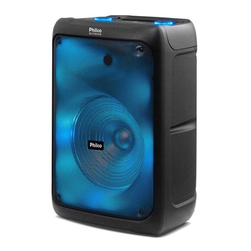 Caixa de Som Philco PCX5200 com Bluetooth, Radio FM, 4.400 mAh, Display Digital e Iluminação LED - 600W