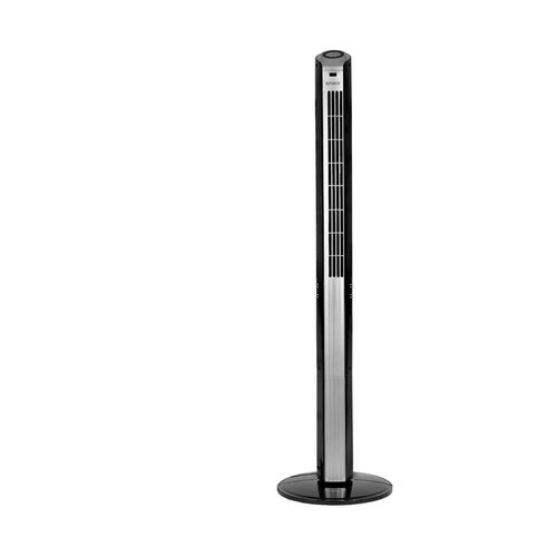 Ventilador de Torre Spirit TS1200 com 3 Velocidades, Função Oscilante e Controle Remoto – Preto 110V