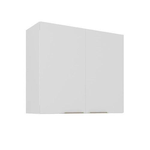 Armário Aéreo Duplo Itatiaia Renova com 2 Portas, 1 Prateleira e 80cm de largura - Branco Neve